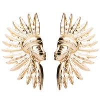 Zinc Alloy Drop Earring, Face, plated, for woman 