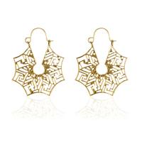 Zinc Alloy Drop Earring, Geometrical Pattern, plated, for woman & hollow 