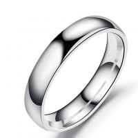 Stainless Steel Finger Ring, plated, Unisex 4mm 