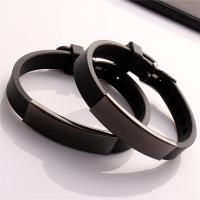 Silikon Bänder, Kreisring, unisex, keine, 190.5mm, Länge:ca. 7.5 ZollInch, verkauft von Strang
