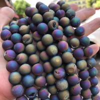 Laugh Rift Agate Beads, Round, plated 6mm,8mm,10mm,12mm 