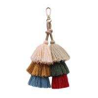 La decoración colgando de cuerda de nylon , Mezcla de lana, borla, más colores para la opción, 220mm, Vendido por Sarta