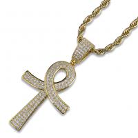 Brass Sweater Chain Necklace, plated, Unisex & micro pave cubic zirconia nickel, lead & cadmium free Approx 23.6 