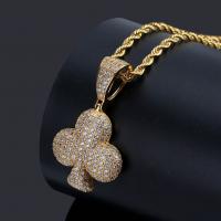 Brass Sweater Chain Necklace, plated & Unisex & micro pave cubic zirconia nickel, lead & cadmium free Approx 24 Inch 