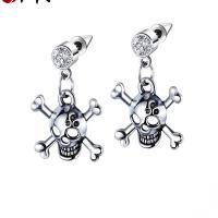 Stainless Steel Drop Earring, plated, for man 