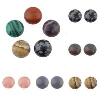 Кабошоны из драгоценных камней, Полудрагоценный камень, Плоская круглая форма, различные материалы для выбора, Много цветов для выбора Приблизительно 10ПК/сумка, продается сумка