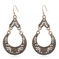 Zinc Alloy Drop Earring, plated, for woman, nickel, lead & cadmium free 