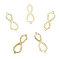 Brass Jewelry Pendants, Infinity, 1/1 loop, original color, nickel, lead & cadmium free Approx 1mm 
