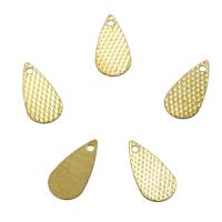 Brass Jewelry Pendants, Teardrop, original color, nickel, lead & cadmium free Approx 1mm 