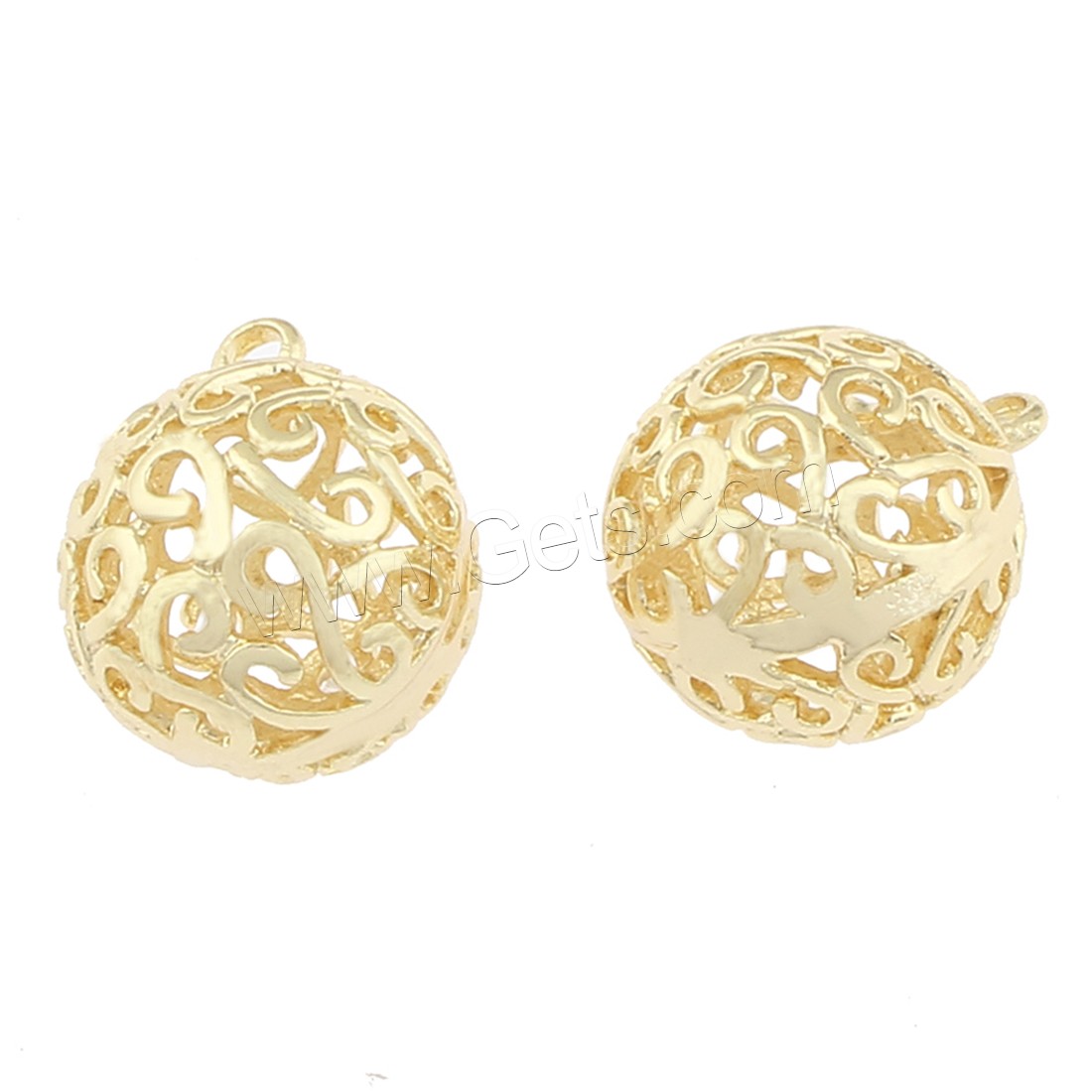 Brass Jewelry Pendants, Round, plated, hollow, more colors for choice, 13x16mm, Hole:Approx 1mm, Sold By PC