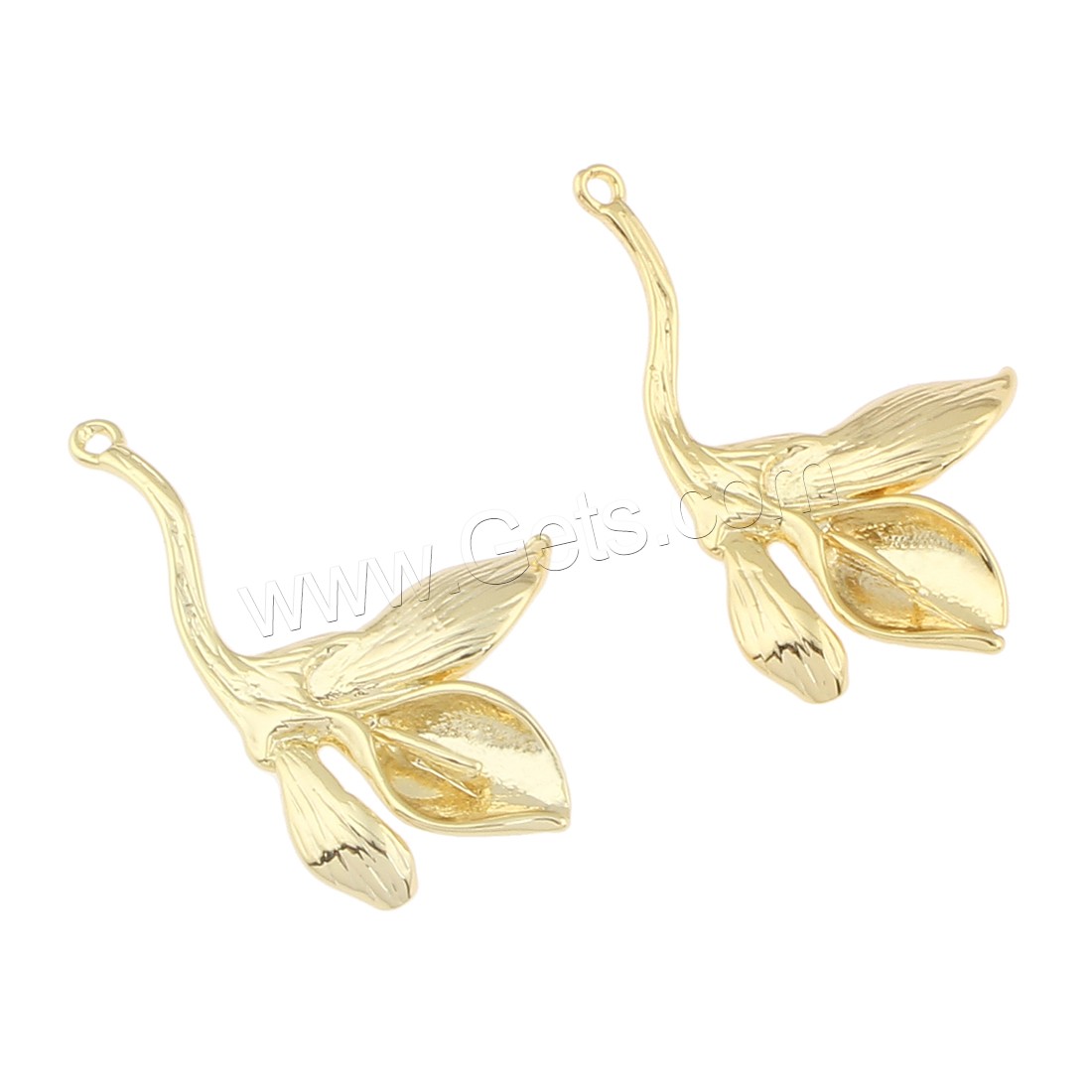Brass Jewelry Pendants, Flower, plated, more colors for choice, 29x19x2mm, Hole:Approx 1mm, Sold By PC