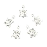 Zinc Alloy Animal Pendants, Turtle, antique silver color plated, nickel, lead & cadmium free Approx 2mm, Approx 