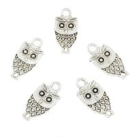 Zinc Alloy Animal Pendants, Owl, antique silver color plated, nickel, lead & cadmium free Approx 2mm, Approx 