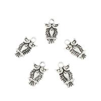 Zinc Alloy Animal Pendants, Owl, antique silver color plated, nickel, lead & cadmium free Approx 2mm, Approx 