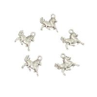 Zinc Alloy Animal Pendants, Horse, antique silver color plated, nickel, lead & cadmium free Approx 2mm, Approx 