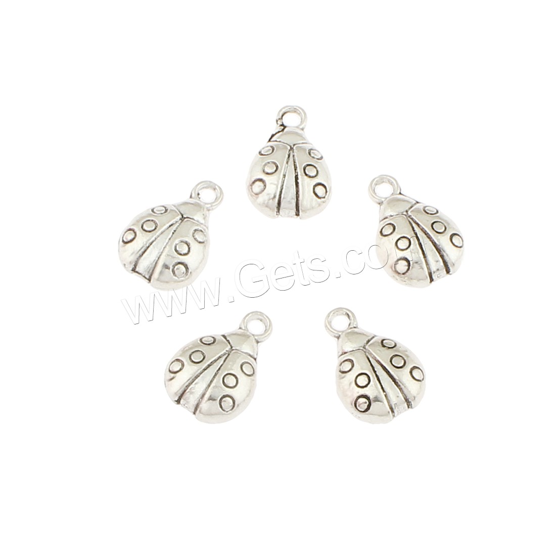 Zinc Alloy Animal Pendants, Insect, antique silver color plated, nickel, lead & cadmium free, 15x10x5mm, Hole:Approx 2mm, Approx 225PCs/Bag, Sold By Bag