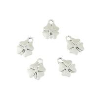 Zinc Alloy Clover Pendant, Four Leaf Clover, antique silver color plated, nickel, lead & cadmium free Approx 2mm, Approx 