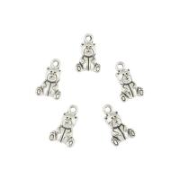 Zinc Alloy Animal Pendants, Bear, antique silver color plated, nickel, lead & cadmium free Approx 2mm, Approx 