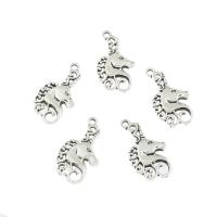 Zinc Alloy Animal Pendants, Horse, antique silver color plated Approx 1mm, Approx 