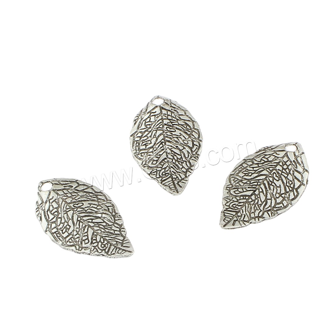 Zinc Alloy Leaf Pendants, antique silver color plated, 14x25x3mm, Hole:Approx 1mm, Approx 500PCs/Bag, Sold By Bag