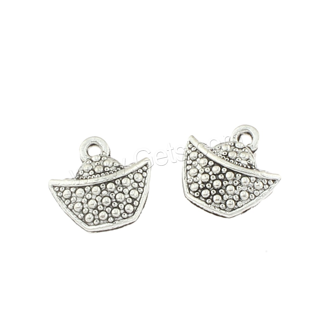 Zinc Alloy Jewelry Pendants, Ingot, antique silver color plated, 14x13x5mm, Hole:Approx 1mm, Approx 250PCs/Bag, Sold By Bag