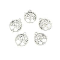 Zinc Alloy Jewelry Pendants, Tree, antique silver color plated Approx 1mm, Approx 
