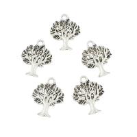 Zinc Alloy Jewelry Pendants, Tree, antique silver color plated Approx 2mm, Approx 