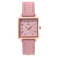 Women Wrist Watch, PU Leather, with Zinc Alloy, Chinese movement, zinc alloy pin buckle, plated, Life water resistant & Adjustable & for woman 230mm 