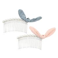 Decorative Hair Combs, Iron, Bowknot, silver color plated, with star pattern & for woman 115*70*12mm 