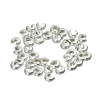 Eisen Spacer Perlen, plattiert, nachhaltiges, keine, 4.5x5mm, verkauft von Tasche