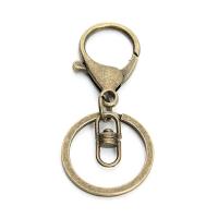 Iron Key Clasp Setting, plated, durable & DIY Inner Approx 30mm 
