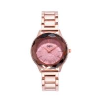 Women Wrist Watch, Stainless Steel, with Organic Glass, Chinese movement, stainless steel watch band clasp, plated, Life water resistant & for woman 205mm 