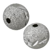 Brass Jewelry Beads, silver color plated 