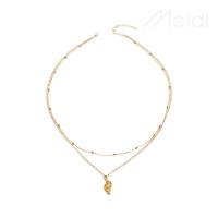 Zinc Alloy Necklace, zinc alloy lobster clasp, plated & for woman 