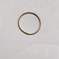 Brass Linking Ring, Donut, gold color plated 