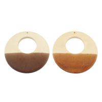 Holz Ohranhänger Zubehör, keine, 50x5mm, Bohrung:ca. 1mm, verkauft von PC