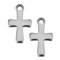 Stainless Steel Cross Pendants, silver color Approx 1.5mm 