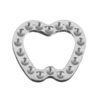 нержавеющая сталь Ювелирные кольца, серебряный 1.5mm, отверстие:Приблизительно продается PC