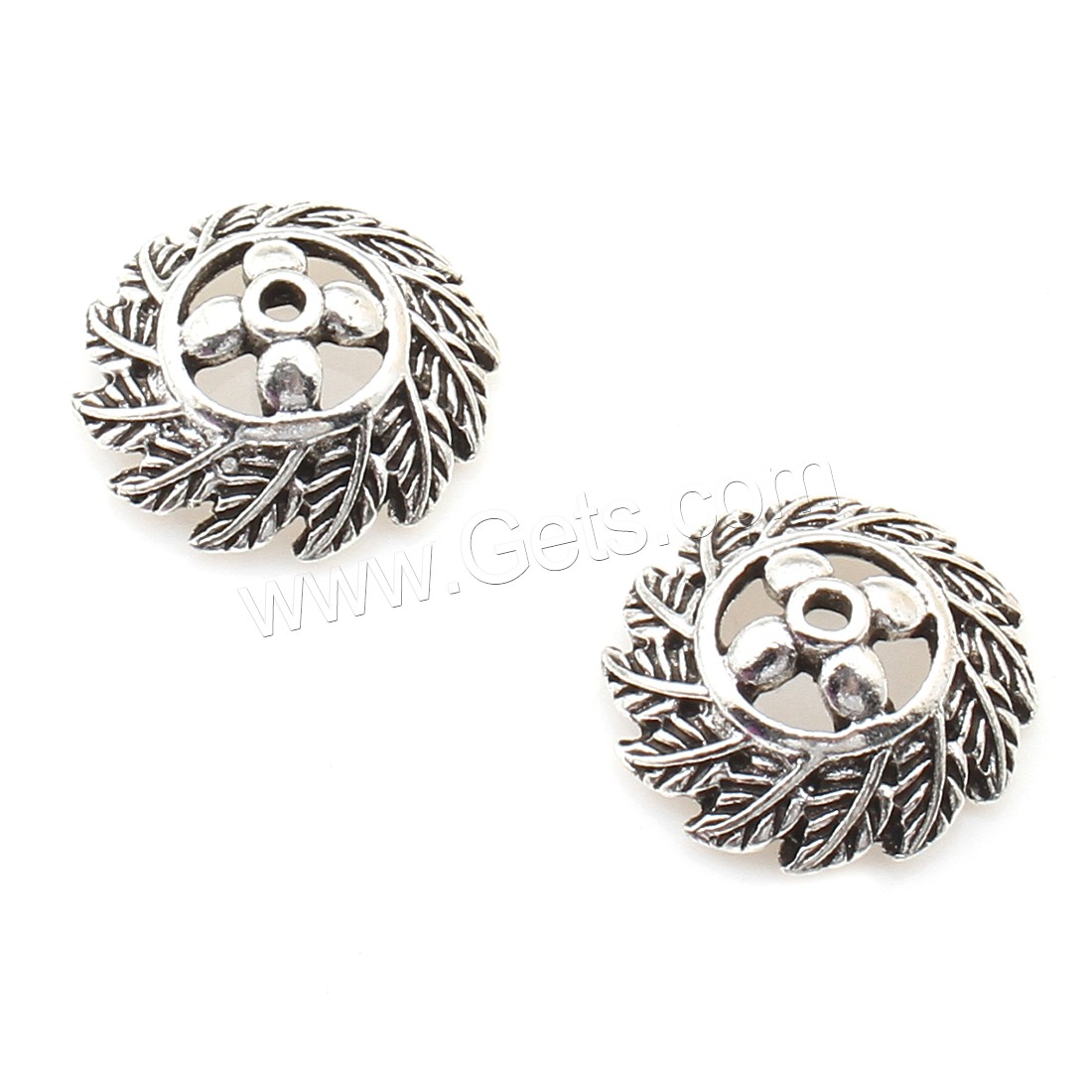 Zinc Alloy Bead Caps, Leaf, plated, more colors for choice, 20*7mm, 166PCs/Bag, Sold By Bag
