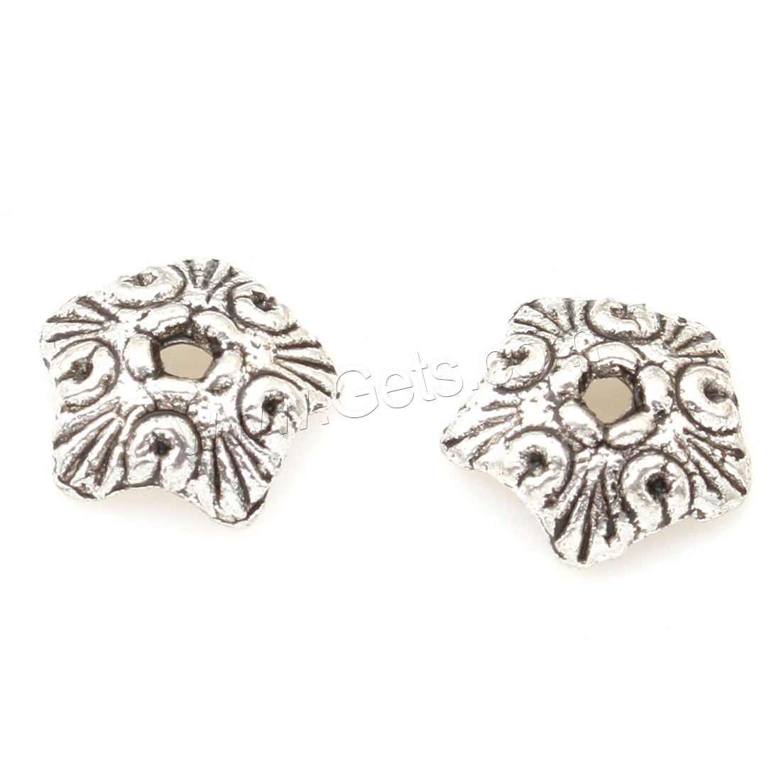 Zinc Alloy Bead Caps, Flower, plated, more colors for choice, 10*3mm, 1000PCs/Bag, Sold By Bag