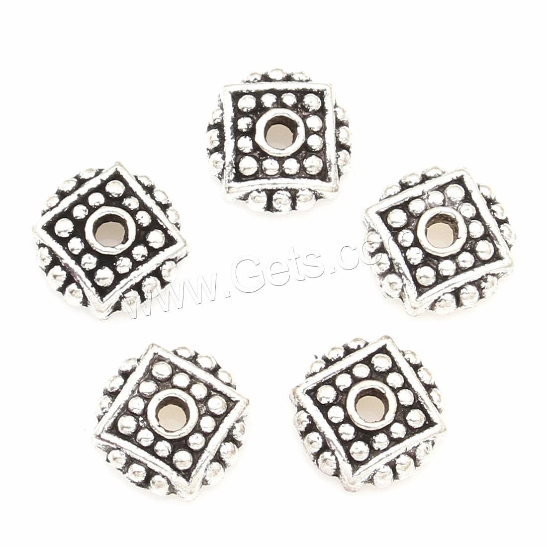 Zinc Alloy Bead Caps, plated, more colors for choice, 8*2mm, Approx 1500PCs/Bag, Sold By Bag