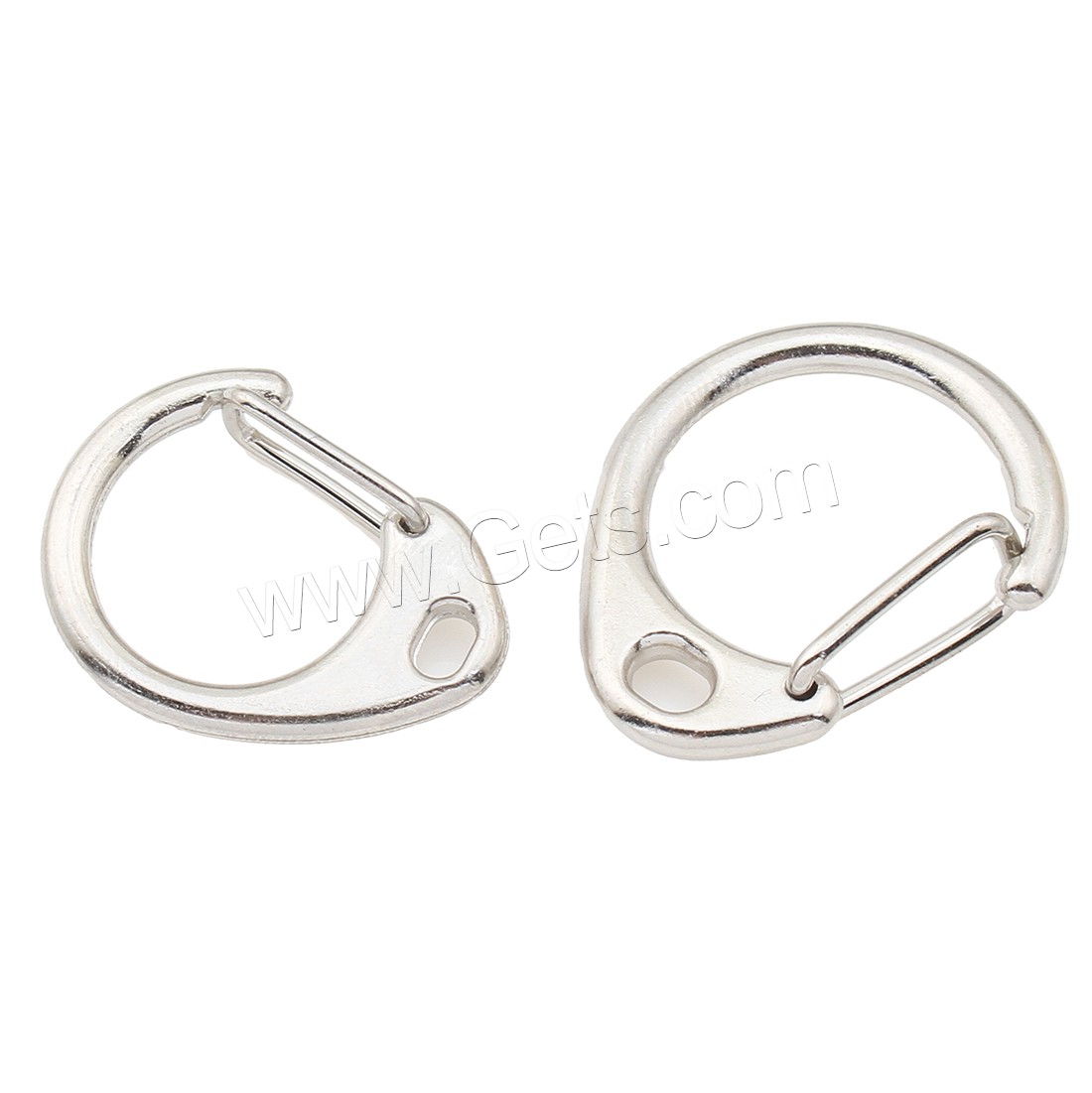 Zinc Alloy Key Clasp, plated, different size for choice, more colors for choice, nickel, lead & cadmium free, Sold By PC