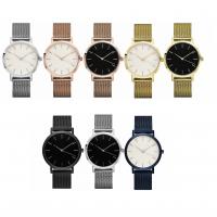 Bracelets de montre pour femmes, Acier inoxydable 304, avec cadran en alliage de zinc & verre, styles différents pour le choix Environ 9 pouce, Vendu par PC
