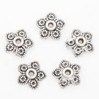 Zink Legierung Perlenkappen, Zinklegierung, Blume, plattiert, keine, 7*2mm, 2000PCs/Tasche, verkauft von Tasche