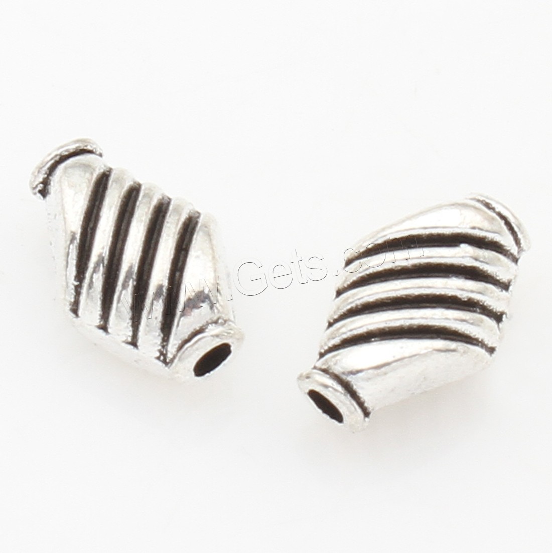 Zinc Alloy Tube Beads, plated, more colors for choice, 9x6x5mm, 750PCs/Bag, Sold By Bag