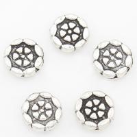 Zinc Alloy Jewelry Beads, Flower, plated 8*2mm 