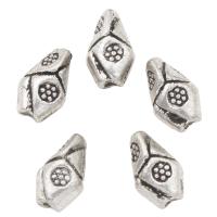 Zinc Alloy Jewelry Beads, plated, silver color, nickel, lead & cadmium free 