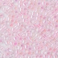 Seedbead Beads, Round, color-lined, fluorescent 1.6mm 