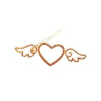 Hair Clip, Zinc Alloy, plated, for woman & hollow 60*20mm 