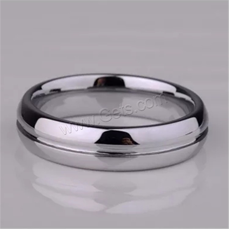 Stainless Steel Finger Ring, Donut, Unisex & different size for choice, 6mm, 2mm, US Ring Size:6-13, Sold By PC